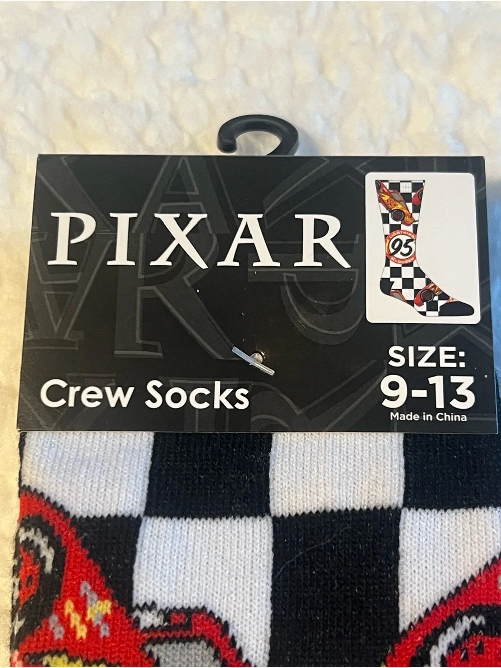Lightning McQueen Crew Socks